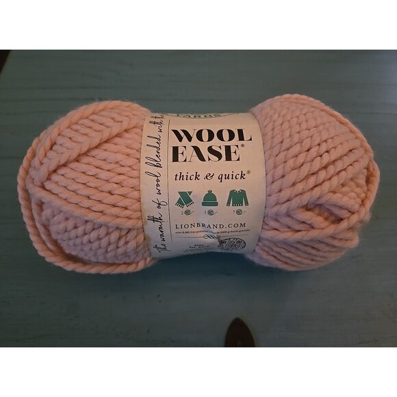 Lion Brand Wool-Ease Thick & Quick Yarn Rouge Color 6oz/170g 106yds/97m Bulky#6 - Picture 3 of 6